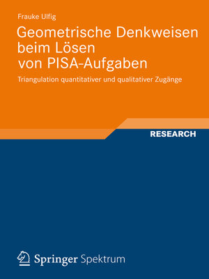 cover image of Geometrische Denkweisen beim Lösen von PISA-Aufgaben